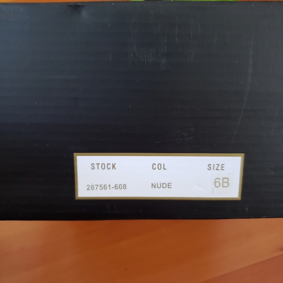 Colin Stuart Patent Beige Strappy Heels size 6 - Picture 5 of 5